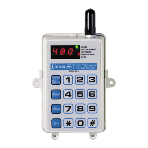 Linear Access AP-4 User manual