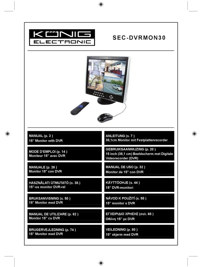 Konig SEC-DVRMON30 manual