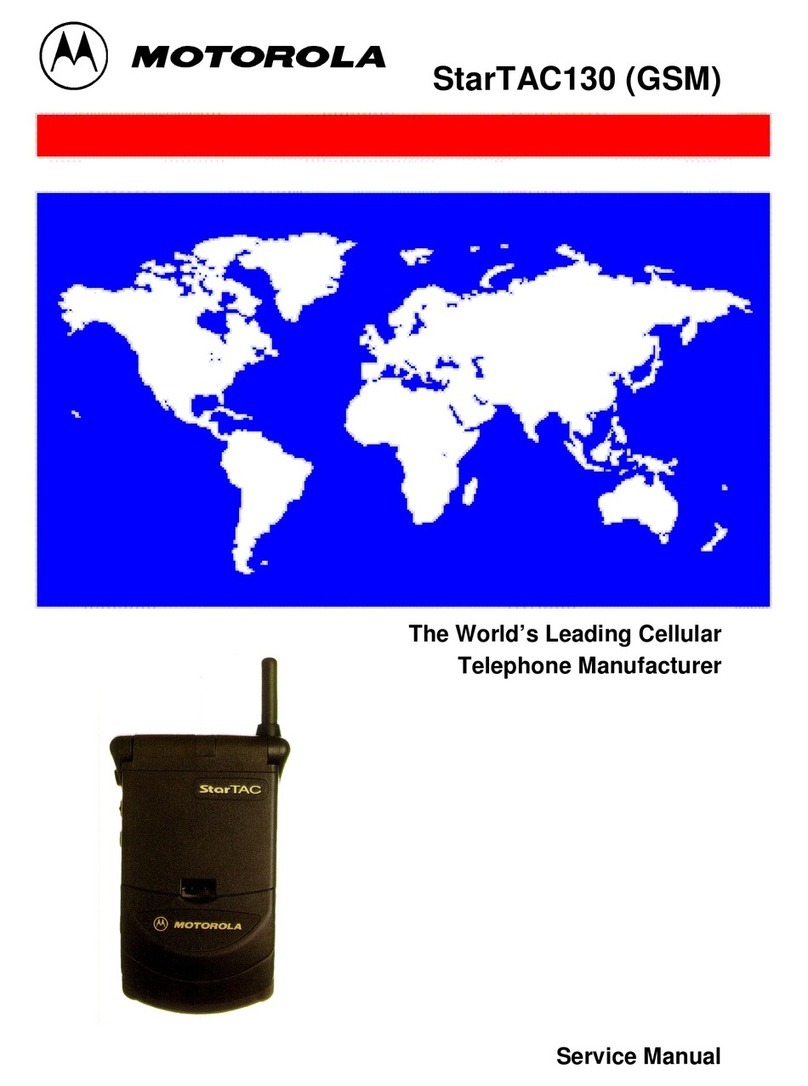 Motorola StarTAC130 Service manual