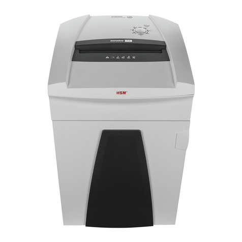 HSM securio P36 operating instructions