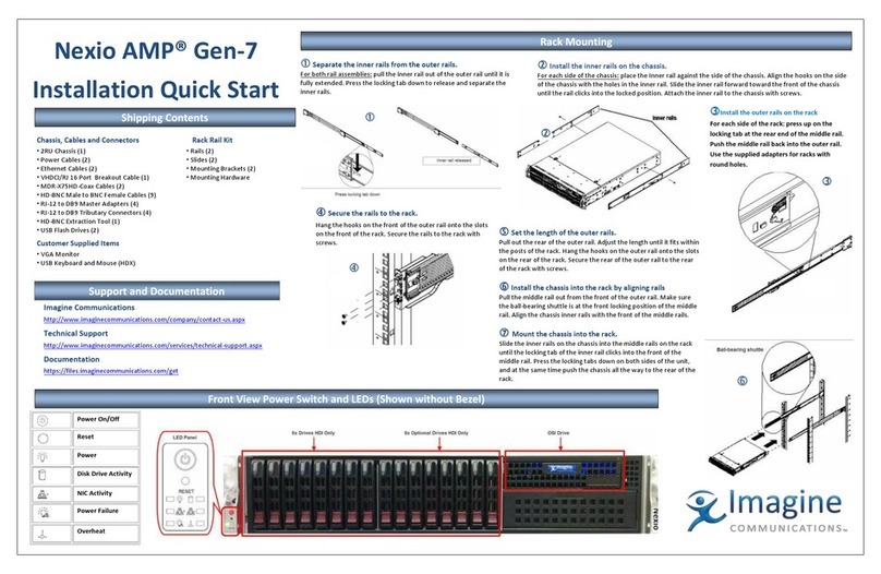 Imagine Nexio AMPGen-7 Installation & quick start guide