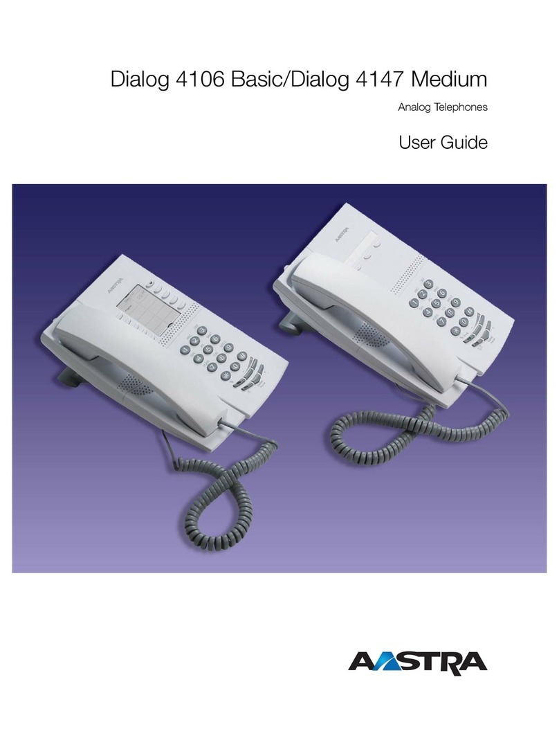 Aastra Dialog 4106 Basic User manual