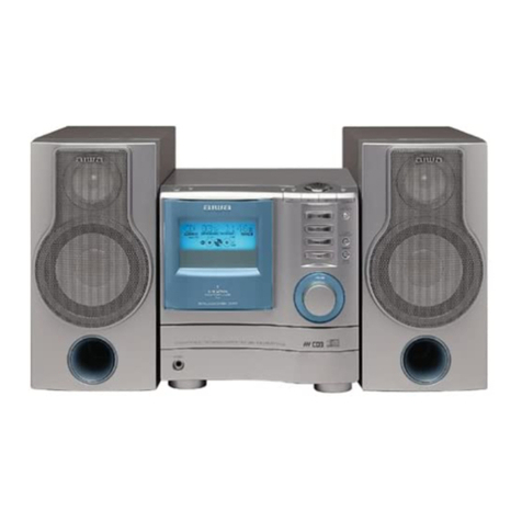 Aiwa XS-G3 SERIES User manual Aiwa XS-G3 SERIES User manual