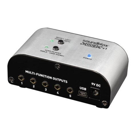 Source Audio Soundblox Hub v1 User manual