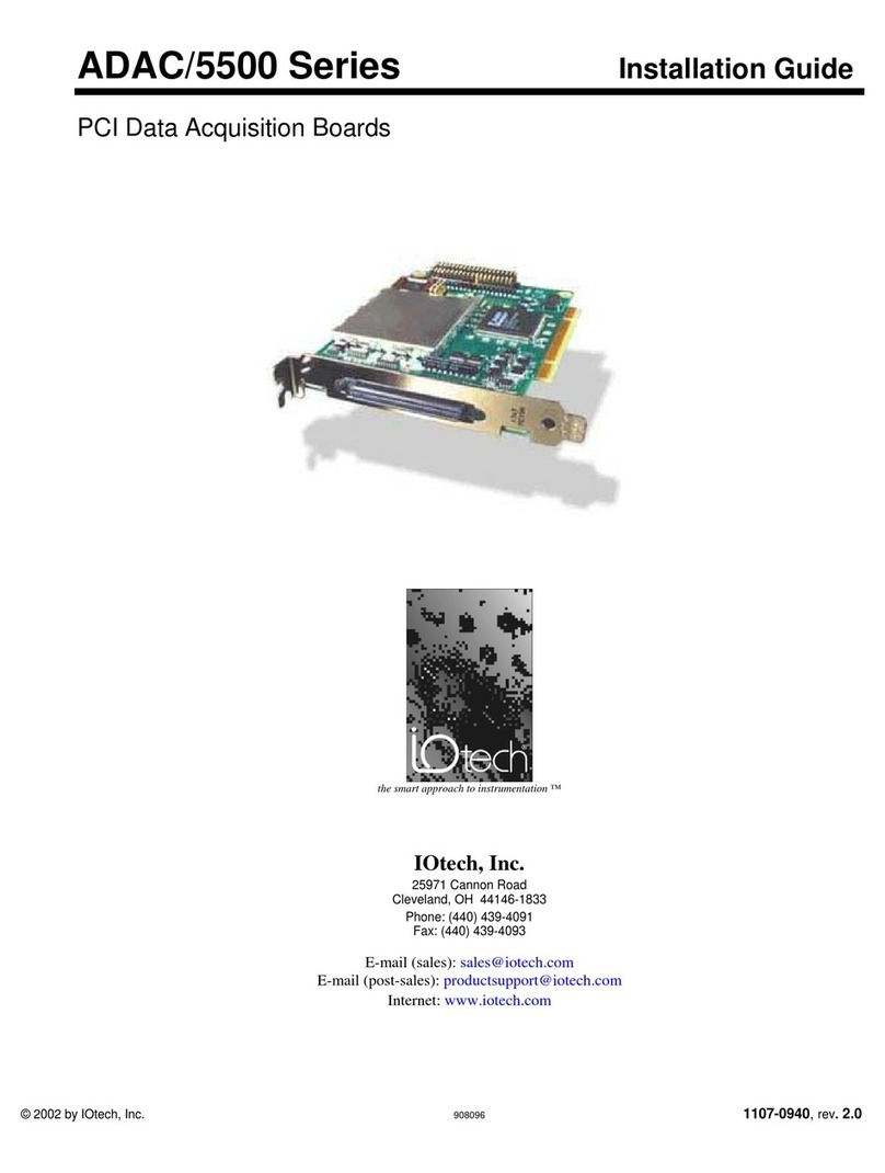 IOtech ADAC/5500MF installation guide