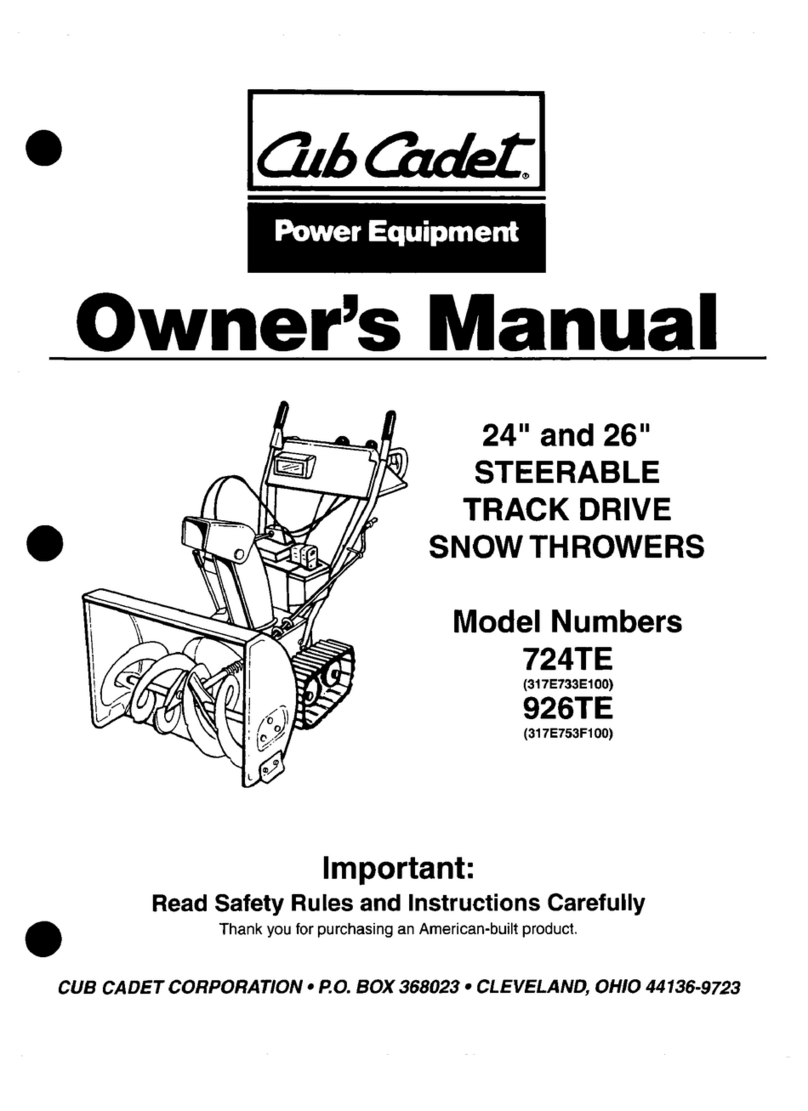 Cub Cadet 724TE User manual
