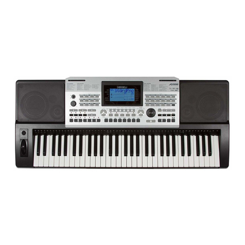Medeli A800 owner's manual