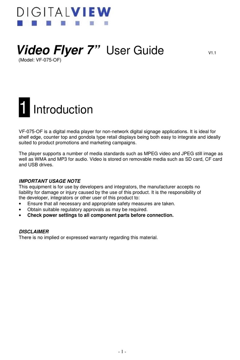 digitalview VF-075-OF user guide