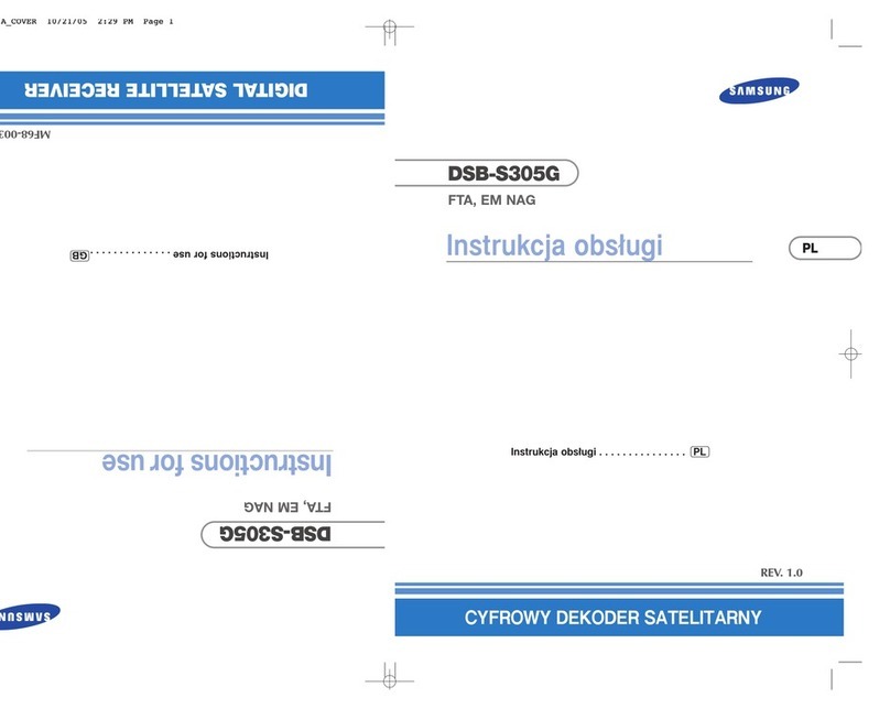 Samsung DSB-S305G User manual