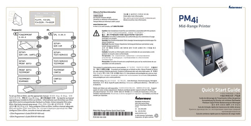 Intermec PM4I User manual