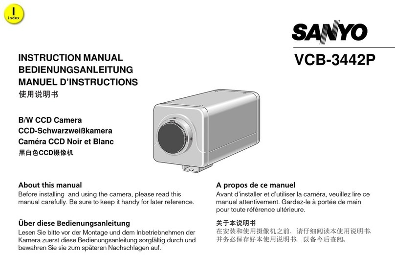 Sanyo VCB-3442P instruction manual