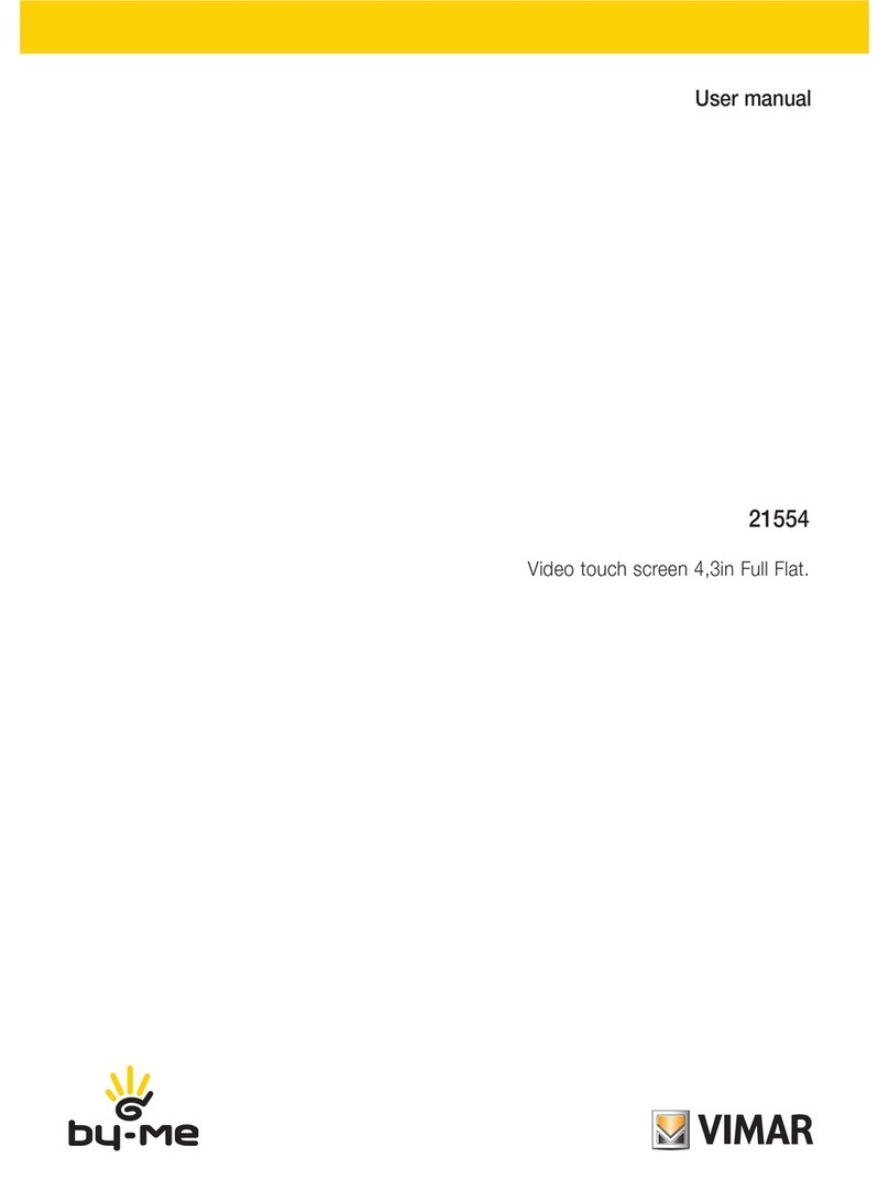 Vimar 21554 User manual