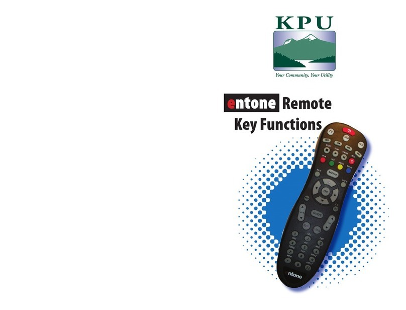 KPU entone Instruction booklet