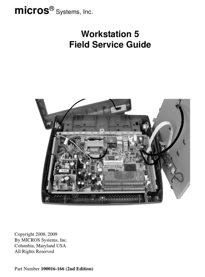 Micros Systems Workstation 5 Service guide