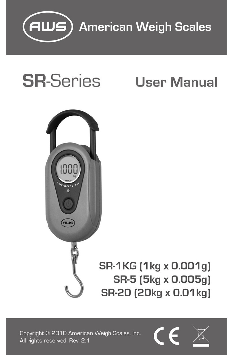 AWS SR-1KG User manual