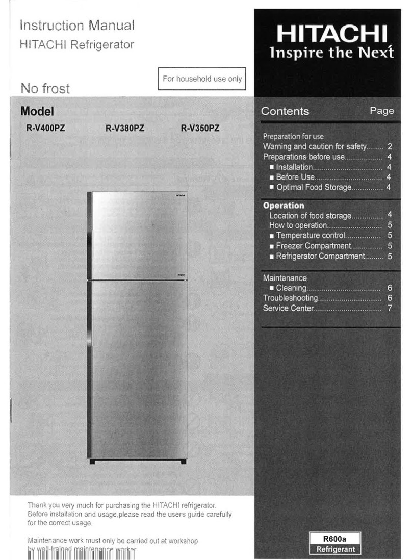 Hitachi R-V400PZ User manual Hitachi R-V400PZ User manual