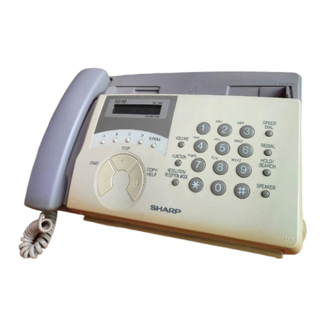 Sharp FO-70 User manual
