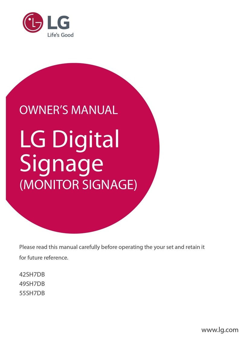 LG 42SH7DB User manual