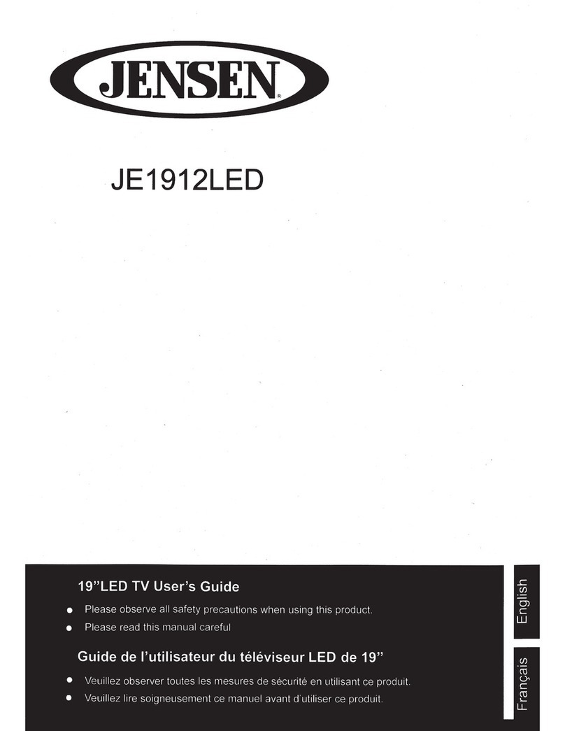 Jensen JE1912LED User manual