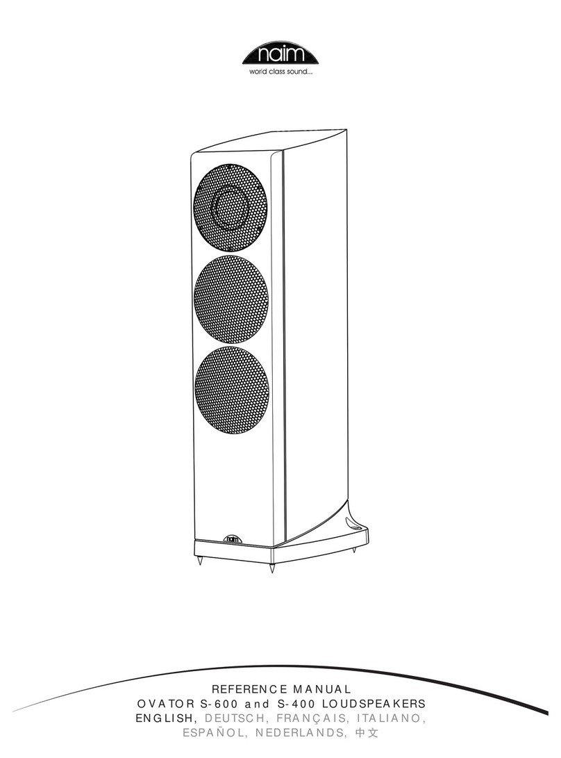NAIM OVATOR S-400 Reference manual