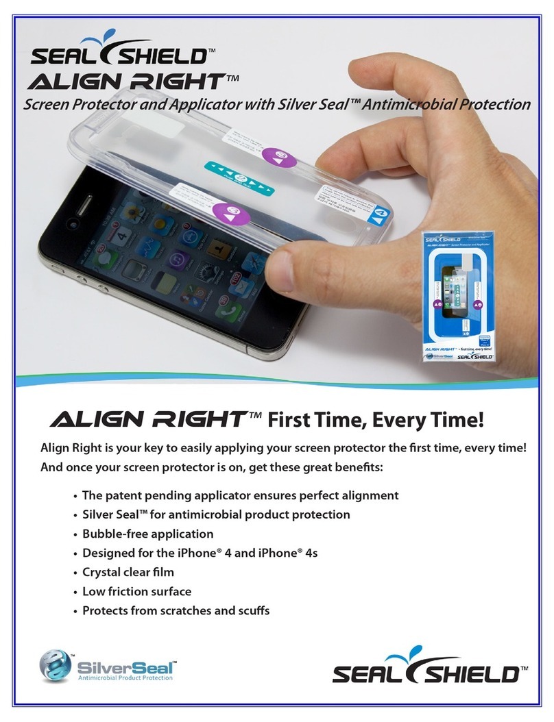 Seal Shield Align Right Operator's manual