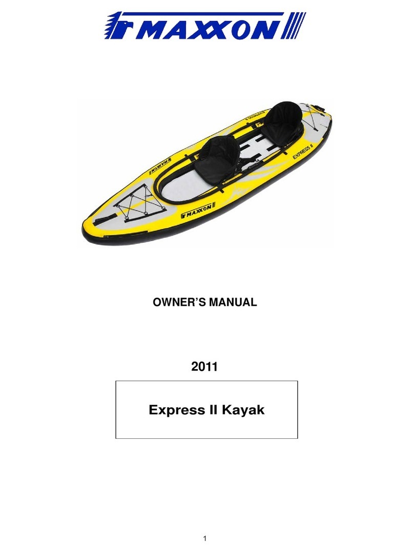 Maxxon Express II Kayak 2011 User manual
