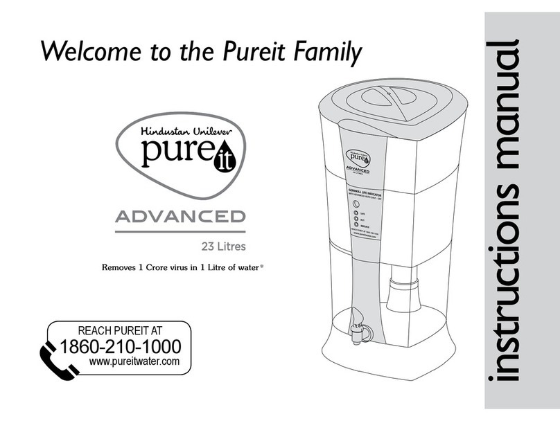 Pureit ADVANCED instruction manual
