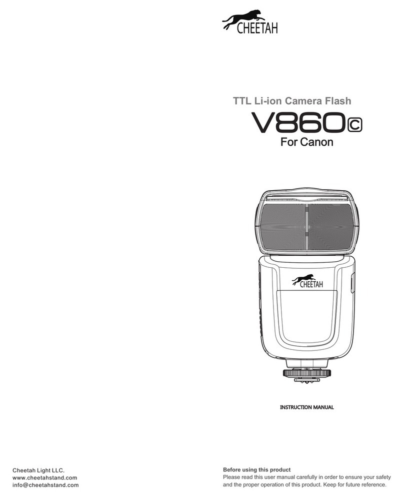 Cheetah V860c instruction manual