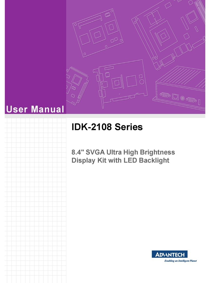 Advantech IDK-2108 Series User manual