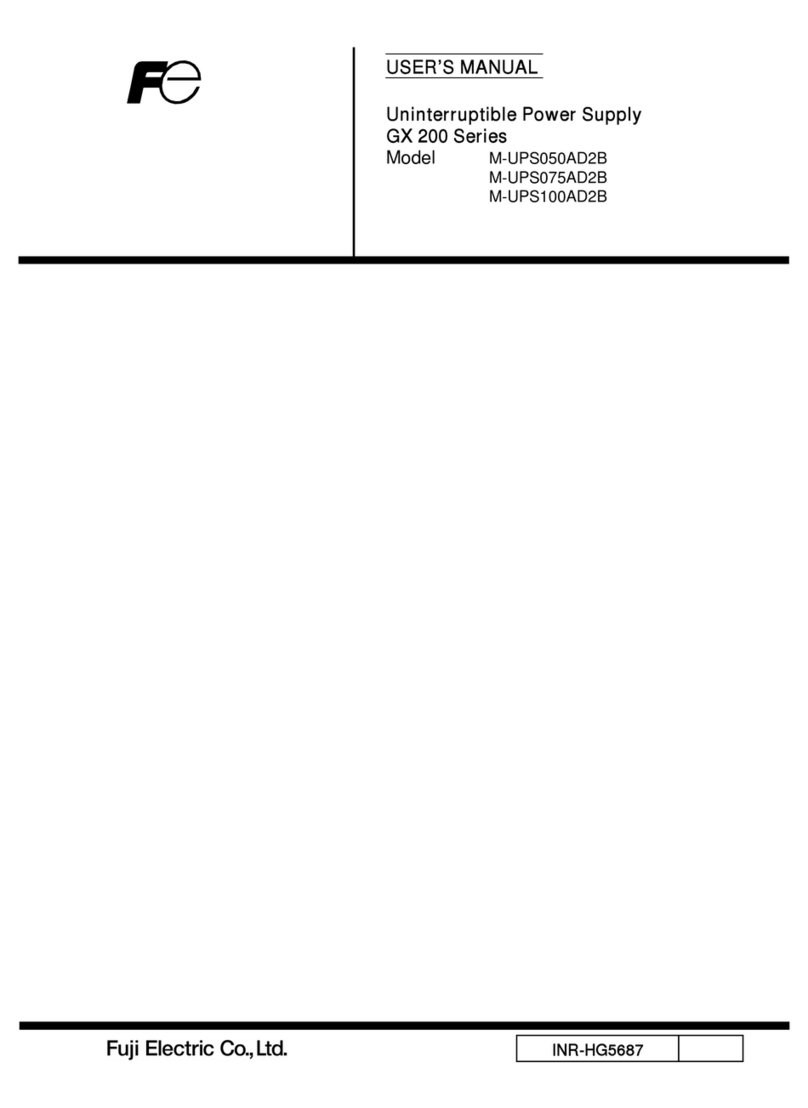 FE M-UPS050AD2B User manual