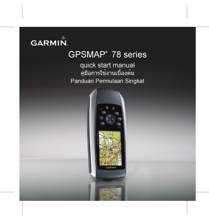 Garmin GPSMAP 78 series Quick start manual