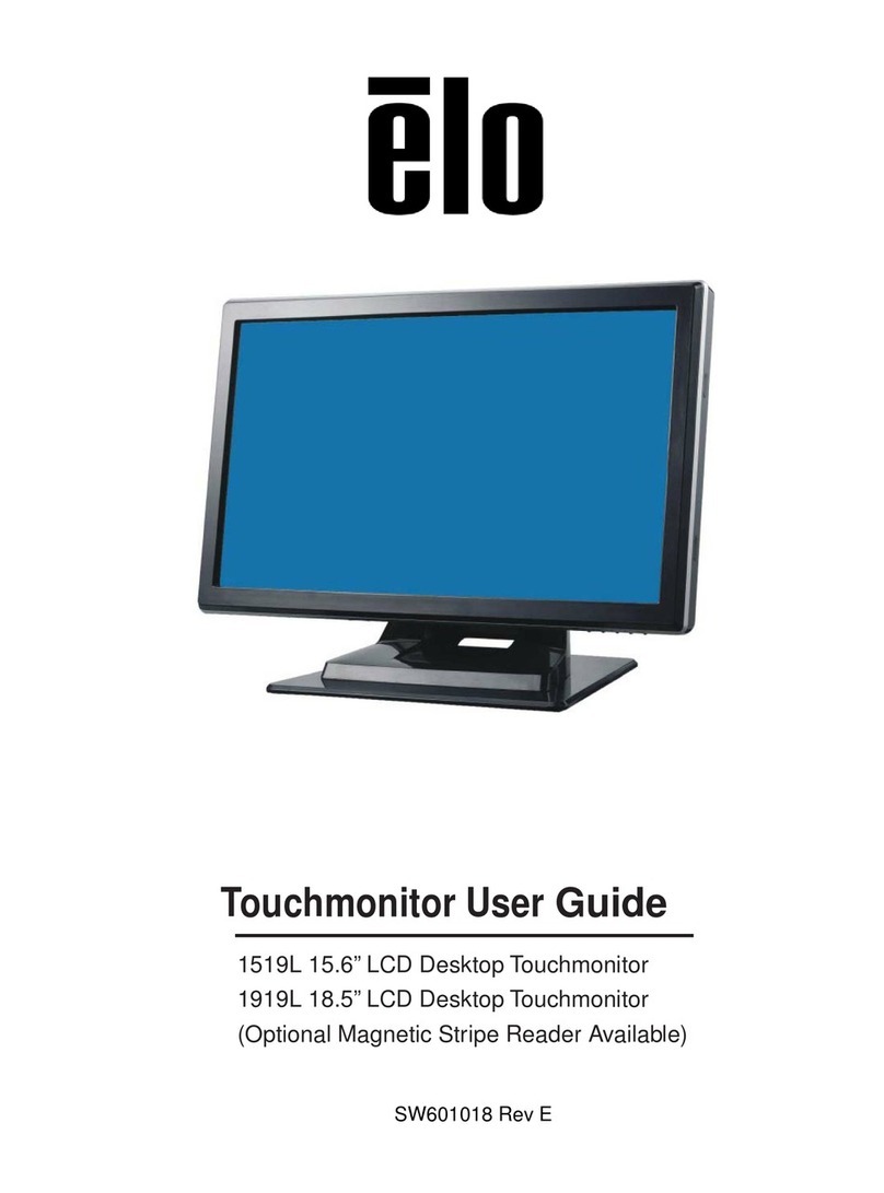 Elo Touch Solutions 1519L user guide