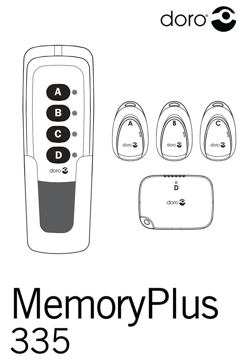 Doro MemoryPlus 335 owner's guide