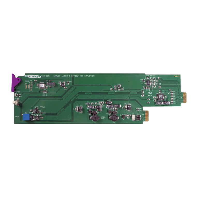 GRASS VALLEY VDA-1002 Installation and operation