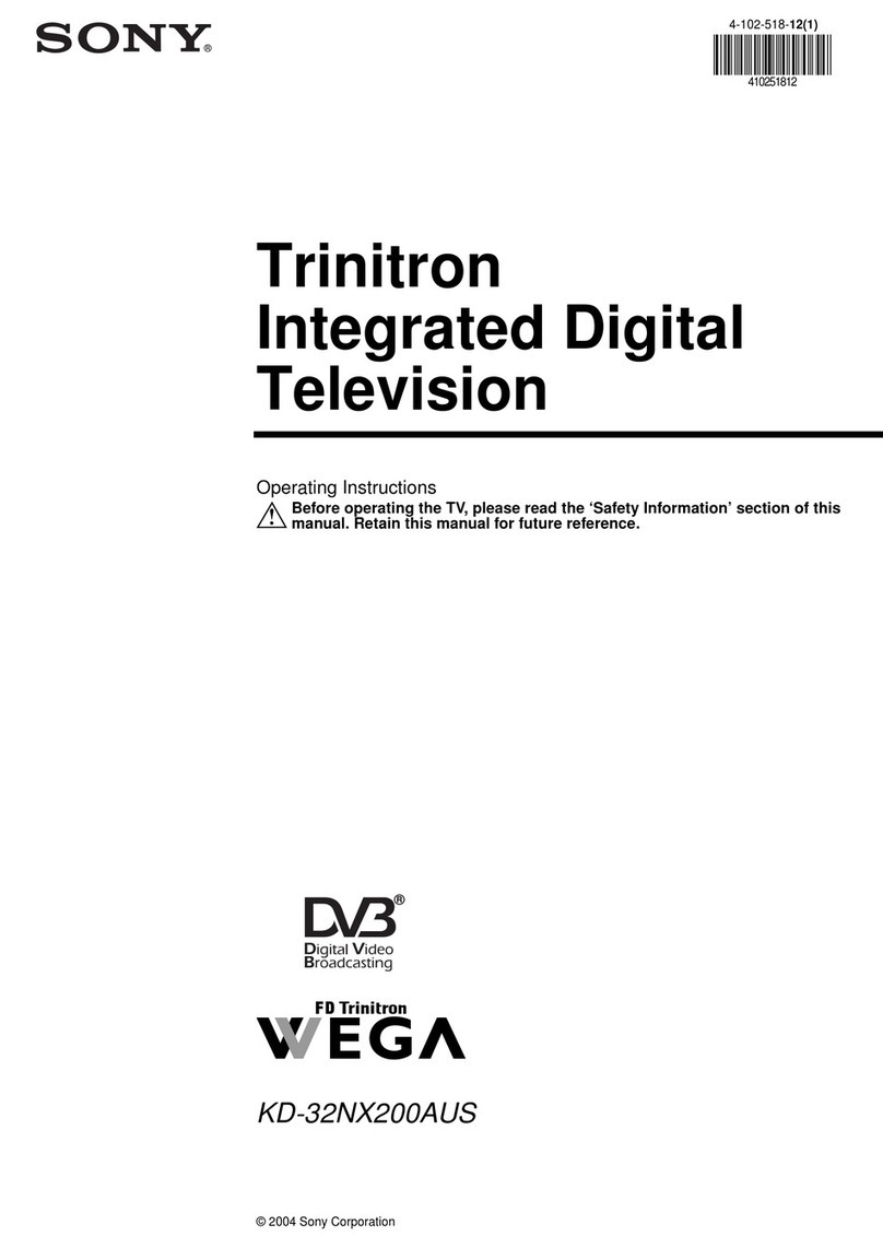 Sony Trinitron KD-32NX200AUS User manual