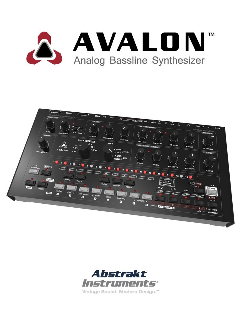 Abstrakt Instruments Avalon Reference manual