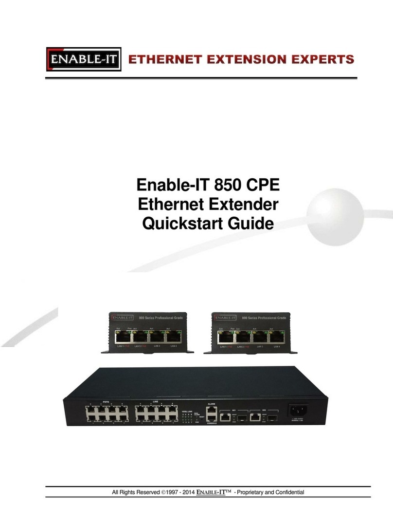 Enable-IT 850 CPE User manual