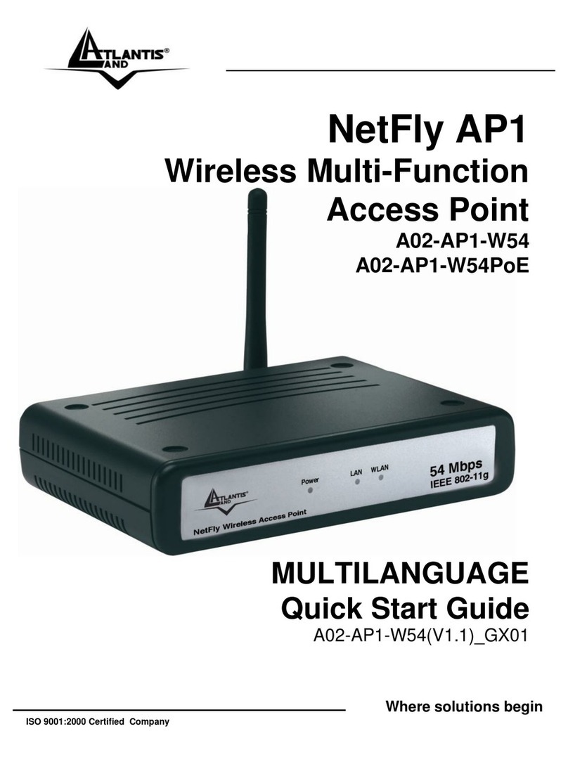 Atlantis Land A02-AP1-W54 quick start guide
