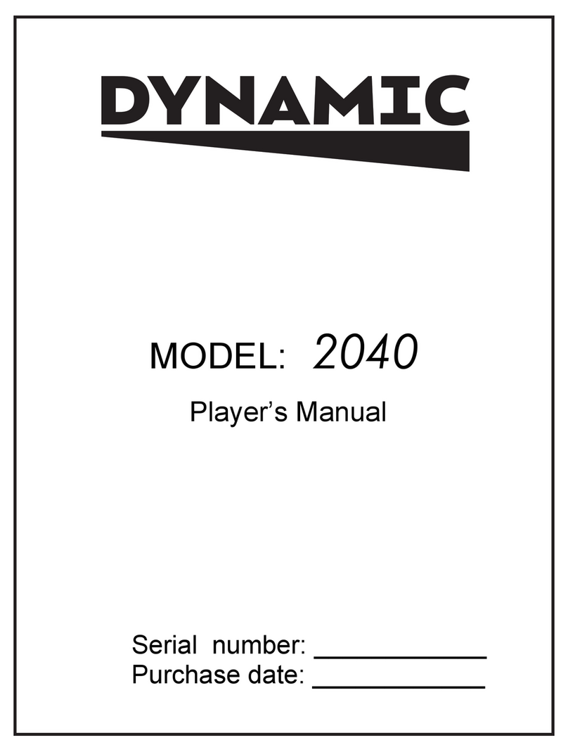 Dynamic 2040 User manual