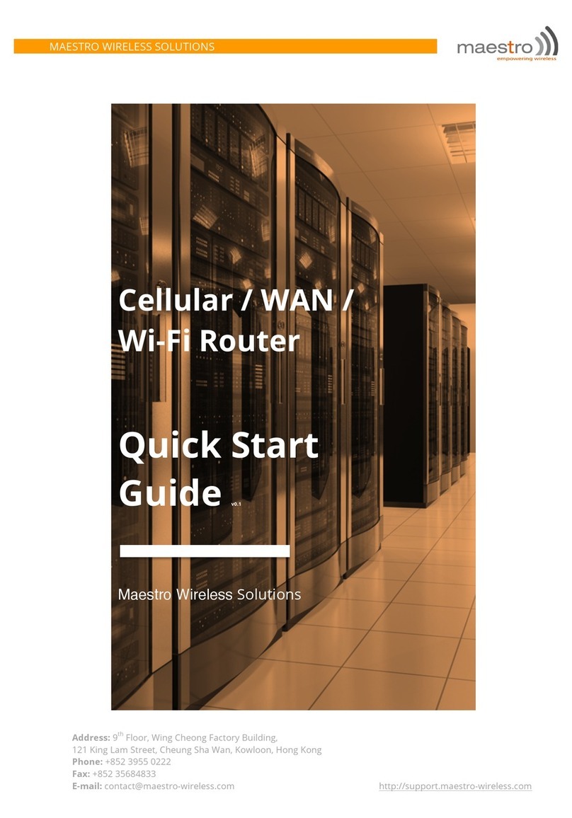 Maestro E228 VZ quick start guide