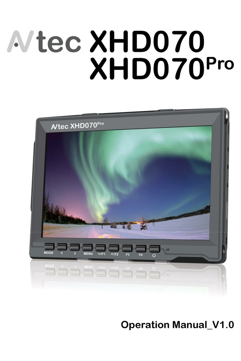 Avtec XHD070Pro User manual