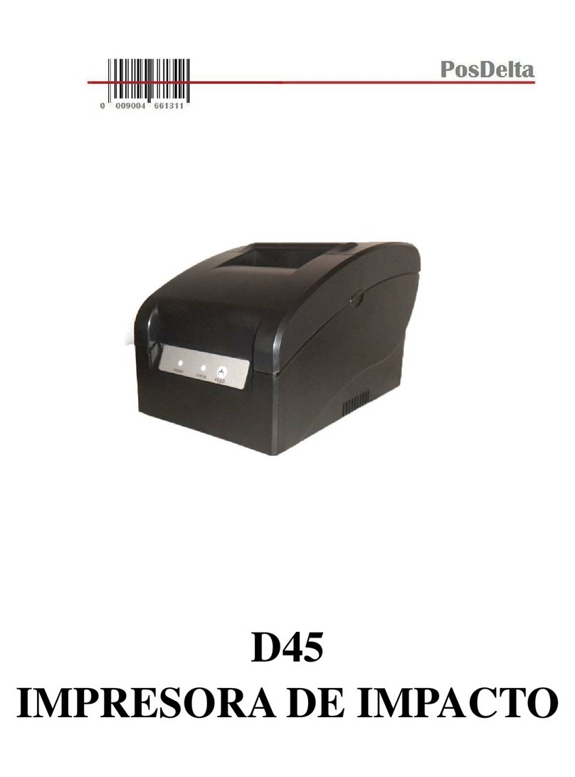 PosDelta D45 Operating and maintenance manual