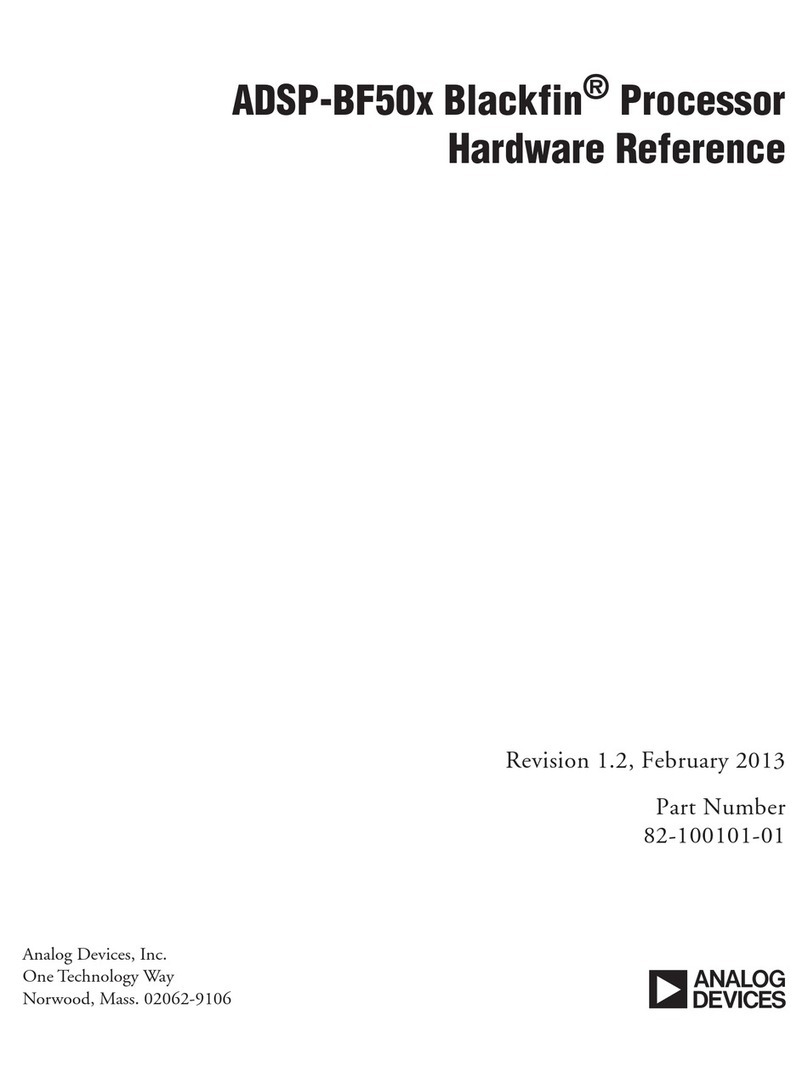 Analog Devices EZ-KIT Lite ADSP-BF506F Hardware reference
