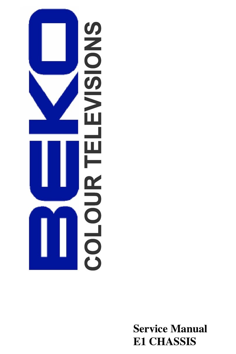 Beko E1 CHASSIS User manual