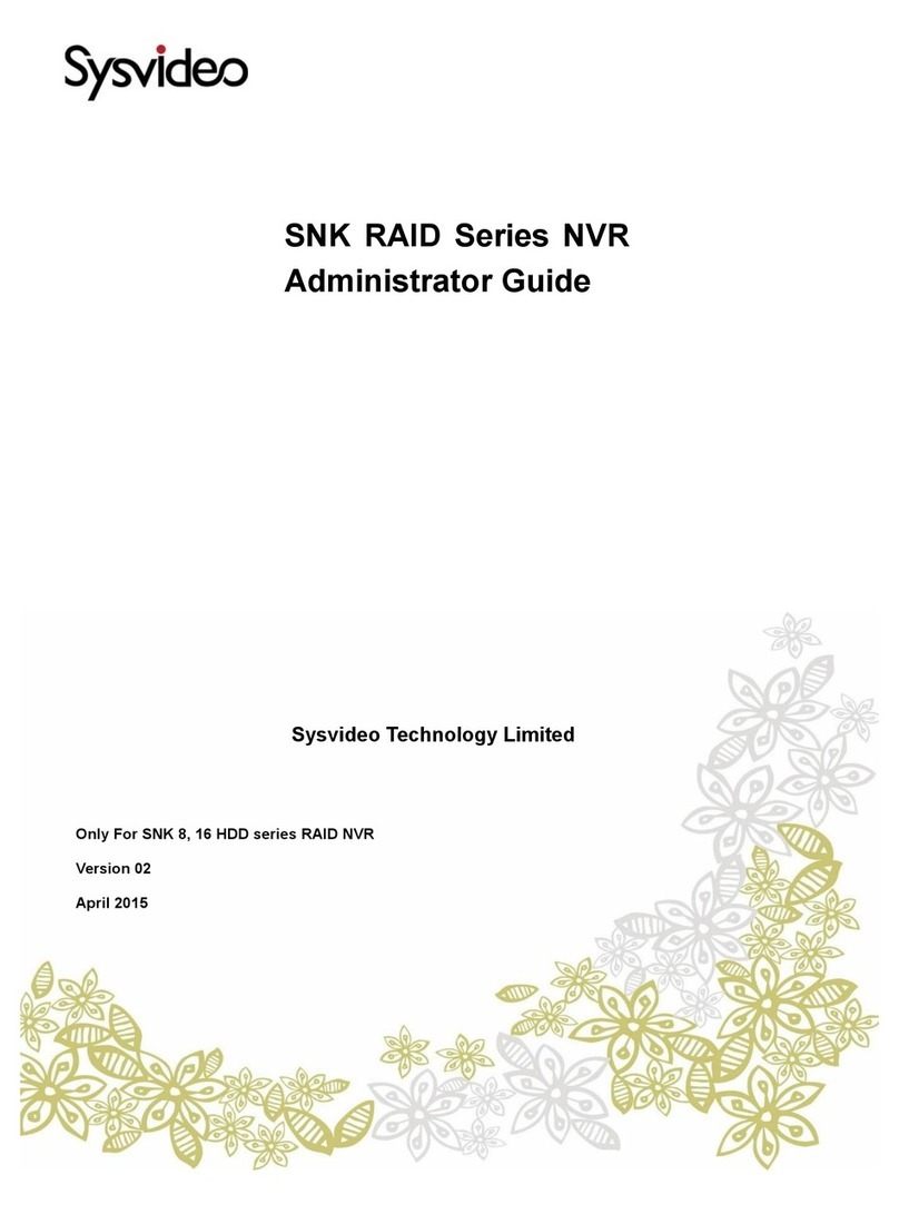 Sysvideo SNK RAID series Administrator's guide
