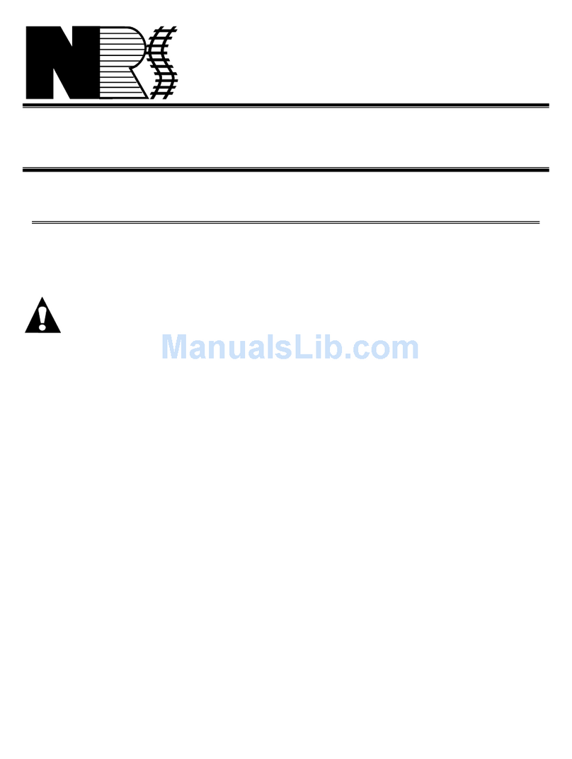 National Railway Supply ERB-C 12/201 Installation, operation and service instructions