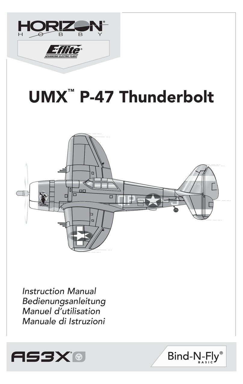 Horizon Hobby UMXP-47 Thunderbolt instruction manual
