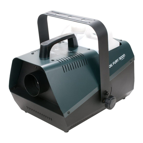 ADJ Fog Fury 3000 User manual