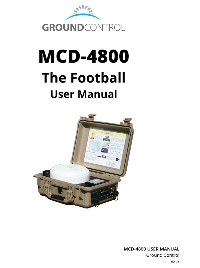 Ground Control MCD-4800 user manual