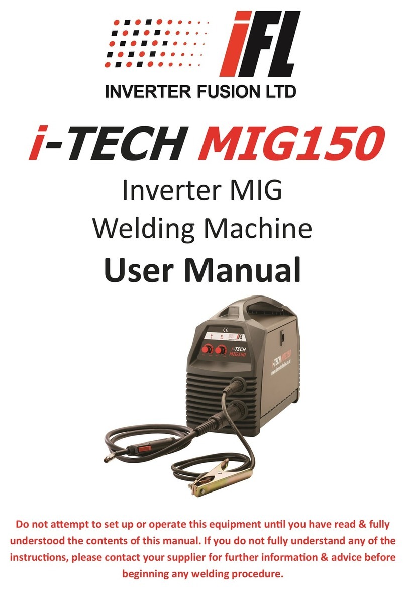 Inverter Fusion i-TECH MIG150 user manual